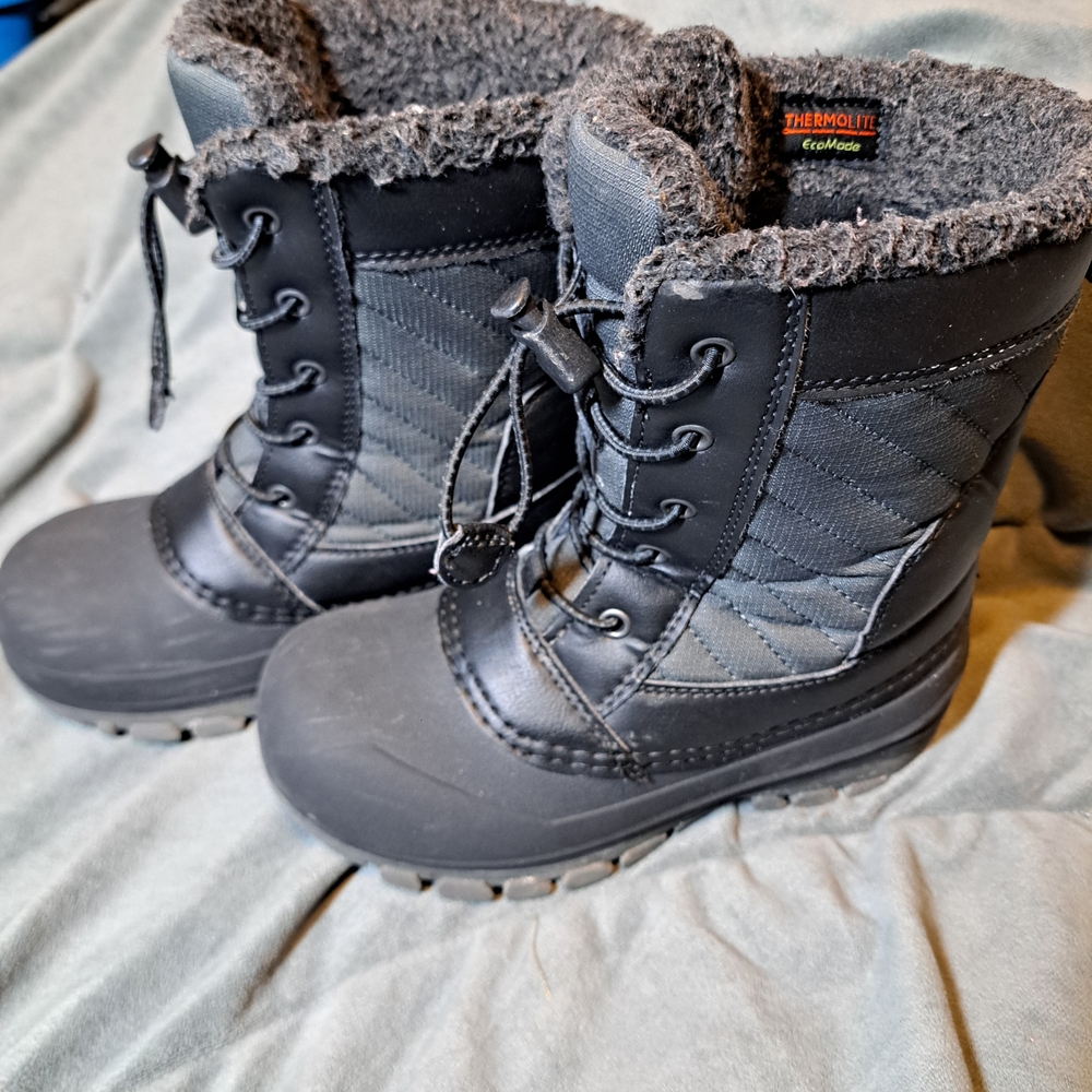 Target Black Kids Snow Boots